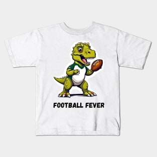 Football Fever Dino Kids T-Shirt